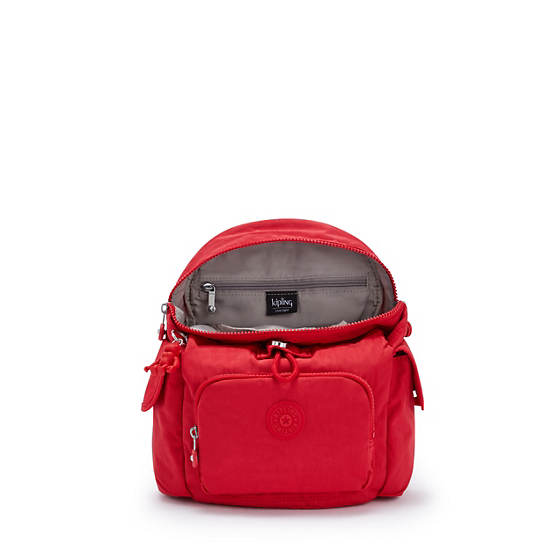 Kipling City Pack Mini Sırt Çantaları Kırmızı | TR 1728SG